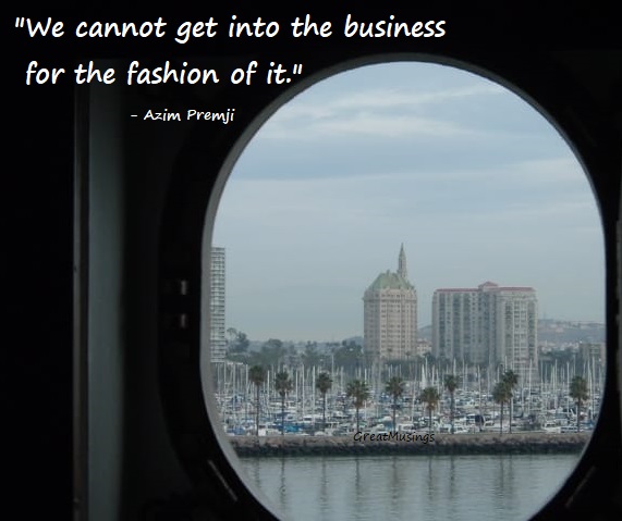 City view from a window with a quote