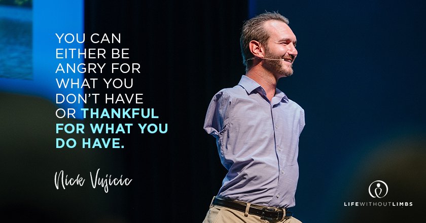 Nick Vujicic Quote