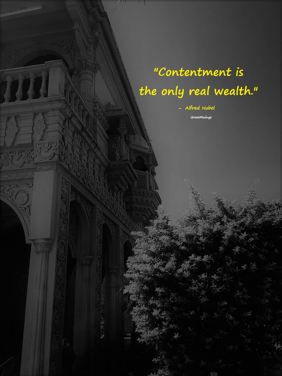 Alfred Nobel quote on a pic