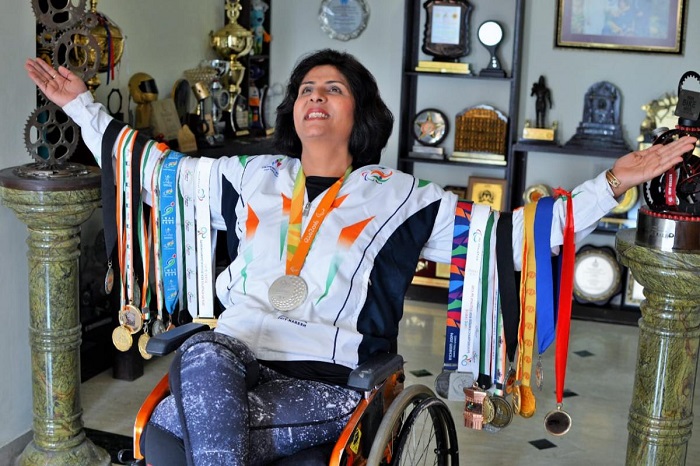 Deepa Malik Para athlete. An eg for power of willpower