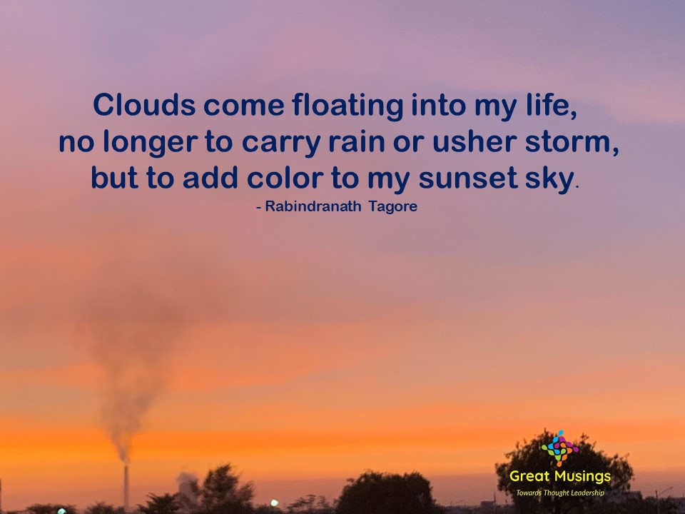 Rabindranath Tagore Clouds Quotes